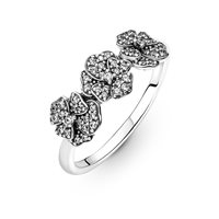 Ring Pandora Woman in Silver Cubic Zirconia 190786C01-48 - 190786C01-48